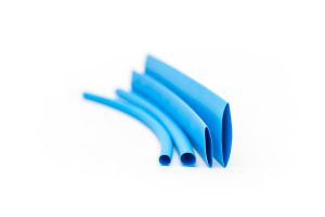 Profile of four different sizes of heat shrink tubing